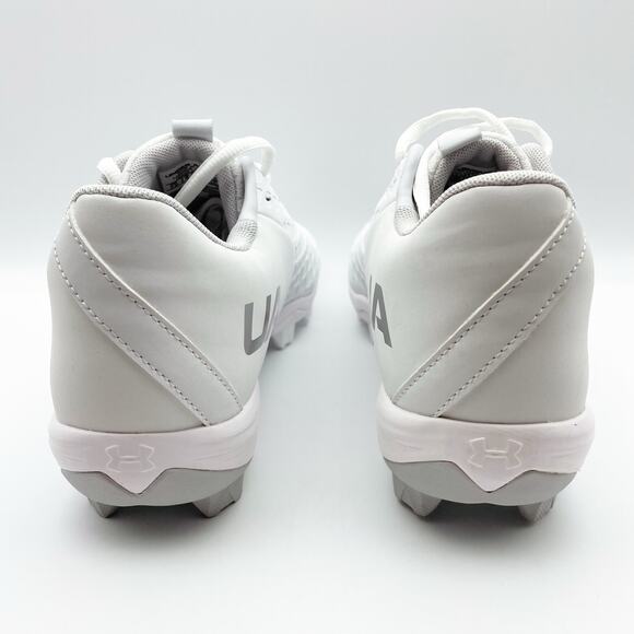 Under Armour Womens Glyde 2.0 RM Field Shoes US 7.5B EU 38.5 White Silver EUC - Picture 9 of 13